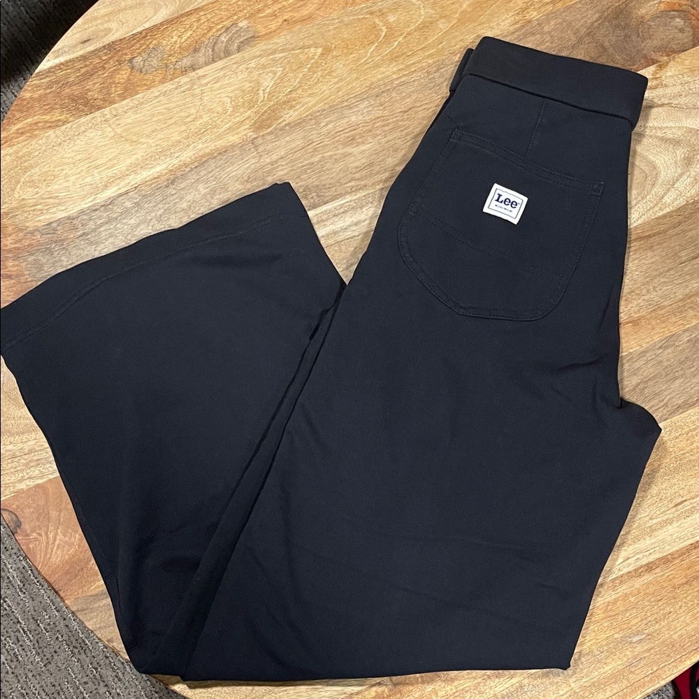 Lee wide leg Black Trousers